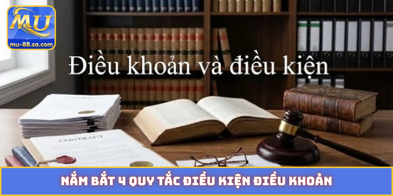 Nắm bắt 4 quy tắc điều kiện điều khoản